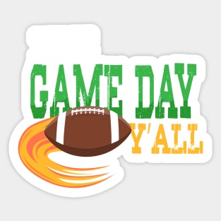 football game day shirt gift Sticker